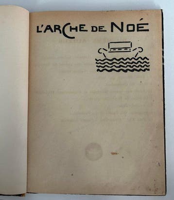 André Hellé - L’arche de Noé - 1926, Antiquités & Art