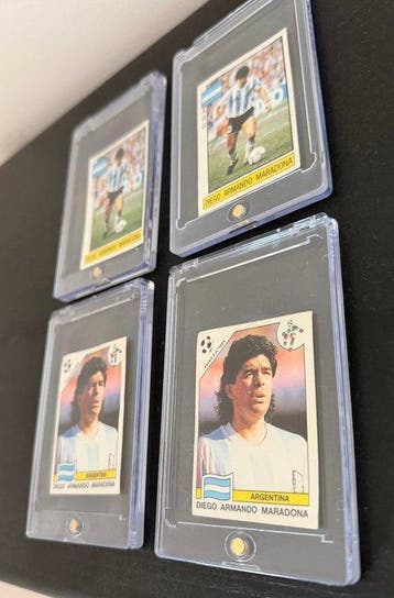 Panini Italia 90 Diego Maradona 71 / 128 - 4 Sticker - Good, Nieuw