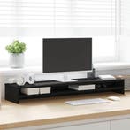 vidaXL Monitorstandaard 100x24x13 cm zwart eikenhout, Verzenden, Nieuw