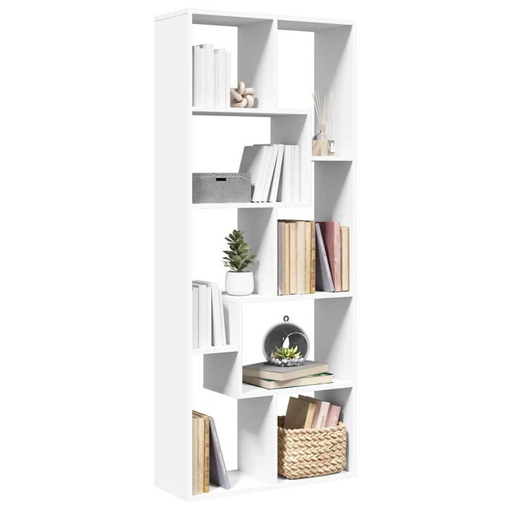 vidaXL Kamerscherm / boekenkast 67x25x161,5 cm bewerkt hout, Maison & Meubles, Armoires | Bibliothèques, Envoi