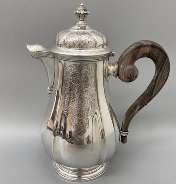 Koffie- en theeservies (4) - .835 zilver - A.L. Roger 2,45