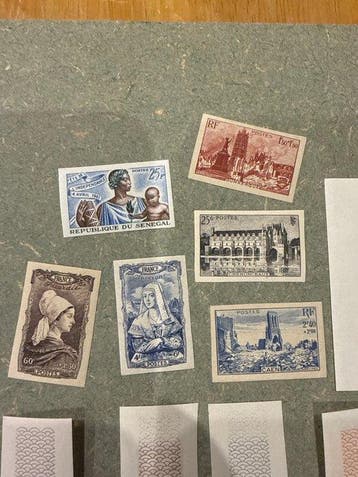 Frankrijk 1957 - Frankrijk collectie postzegels HÉROS DE LA