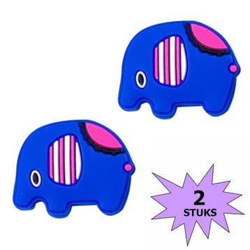 Fako Bijoux - Tennisdemper - Olifant - Blauw - 2 Stuks, Sport en Fitness, Tennis, Verzenden, Nieuw