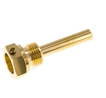 Puits thermométrique en alliage de cuivre G 1/2 pouce avec, Verzenden