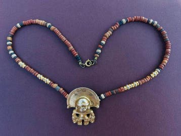 Cultuur Taïrona : tumbaga Pendant - 40 mm (Zonder