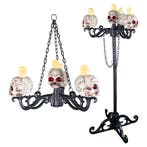 Halloween Decoratie Verlichte Schedel Kandelaar Hangend Of, Nieuw