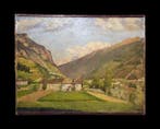 Carlo Vitale (1902-1996) - Paesaggio, La Vallata, Antiek en Kunst