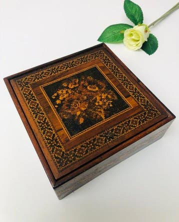 Boîte à bijoux - Bois - Tunbridge Ware