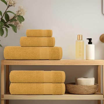 vidaXL Gastendoekjes FROGN 10 st 30x50 cm 360 g/m² goud, Verzenden