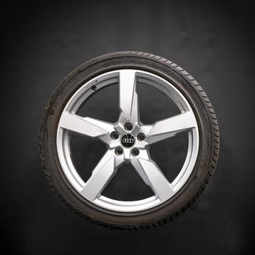 21 inch velgen Audi Q5 Zomerbanden 255/40/21 Origineel, Autos : Pièces & Accessoires, Pneus & Jantes, Ophalen of Verzenden, Banden en Velgen