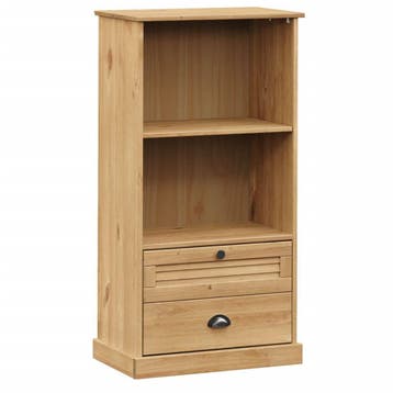 Boekenkast VIGO grenen - Retour deal, weg is weg, Huis en Inrichting, Met plank(en), Verzenden, 100 tot 150 cm, Rustiek, Luiken
