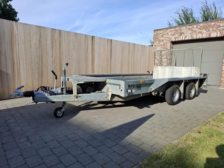 Ifor Williams Machine Transporter – Bouwjaar 2019, Auto diversen, Aanhangers en Bagagewagens, Gebruikt
