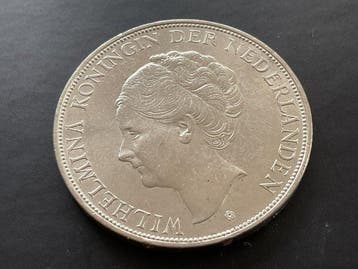 Nederland. Wilhelmina. 2 1/2 Gulden 1940 (Zonder