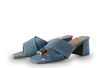 Manfield Pumps in maat 37 Blauw, Verzenden, Pumps