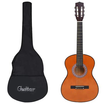 vidaXL Gitaar klassiek beginner met tas 3/4 36, Verzenden, Nieuw
