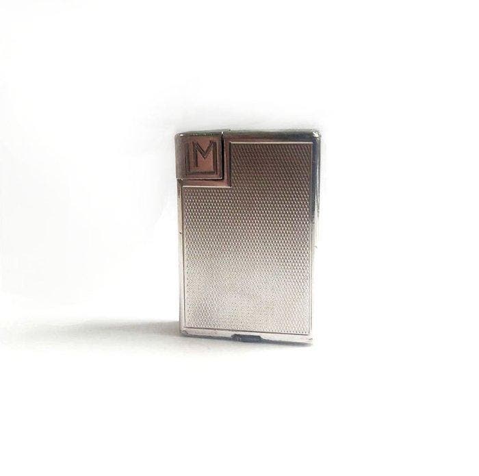 Dunhill Savory petrol lighter 1930s- silver plated -, Verzamelen, Rookartikelen, Aanstekers en Luciferdoosjes