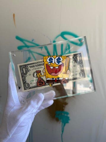 Alan Stefanov (1999) - Money Dream Sponge 1 dollar bill