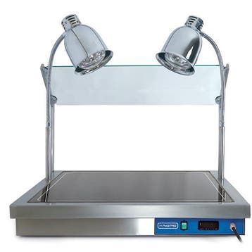 Warmhoudplaat + Infraroodlampen | 2x GN 1/1 | 1.3kW |, Verzenden, Nieuw in verpakking