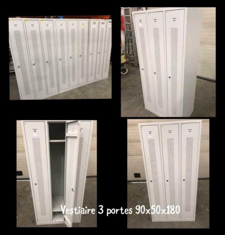Stock casier vestiaire métallique, Maison & Meubles, Armoires | Casiers, Comme neuf