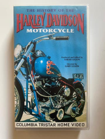 THE HISTORY OF HARLEY DAVIDSON MOTORCYCLE (VHS)