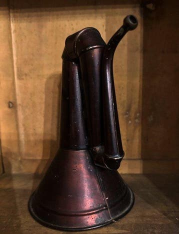 Metal plated Bonnafont ear trumpet, c. 1850 - Medische
