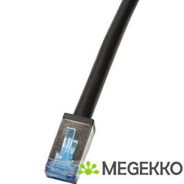 LogiLink CQ7143S netwerkkabel 50 m Cat6a S/FTP (S-STP) Zwart, Verzenden, Nieuw