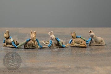 Oude Egypte, late periode Faience / keramisch materiaal,