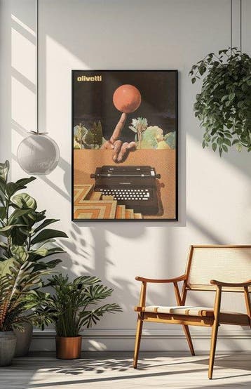 Milton Glaser - Olivetti | edizioni M.G. | litografia, 1977, Antiquités & Art