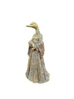 Beeld, Anthropomorphic Duck in Dress - 30.5 cm - Hars - 2026