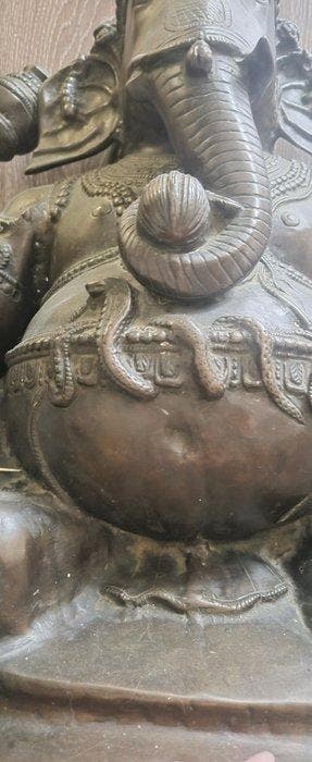 Beeld, Brons Ganesha - 74 cm - Brons, Antiek en Kunst