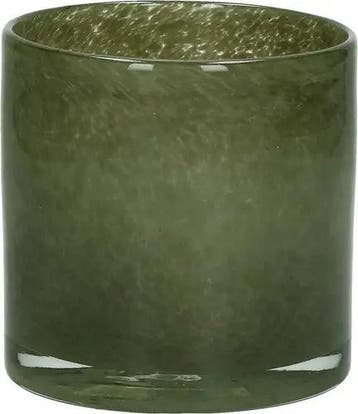 Pomax SKLO Windlicht - Wintergroen Glas - ø 12 x 12 cm, Verzenden