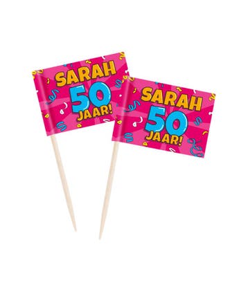 Sarah Cocktailprikkers 50st, Verzenden, Nieuw