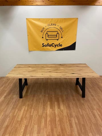 Massief eiken eettafel (NIEUW) - groot en klein model, Ophalen of Verzenden, Nieuw