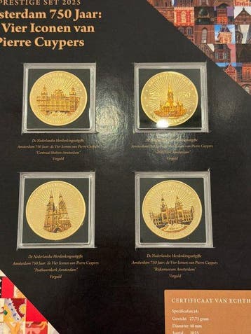 Pays-Bas. 2025, De Vier Iconen van Pierre Cuypers, 4 x