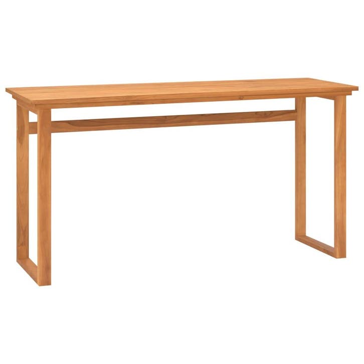 vidaXL Bureau 120x45x75 cm massief teakhout, Huis en Inrichting, Bureaus, Nieuw, Verzenden