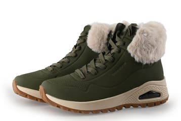 Skechers Veterboots in maat 38 Groen, Skechers, Verzenden, Overige typen, Zo goed als nieuw