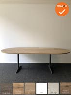 Ahrend vergadertafel - Ovaal - 240x120cm - Bladkleur naar ke, Vergader- of Presentatieruimte, Ophalen of Verzenden, Gebruikt, Tafel