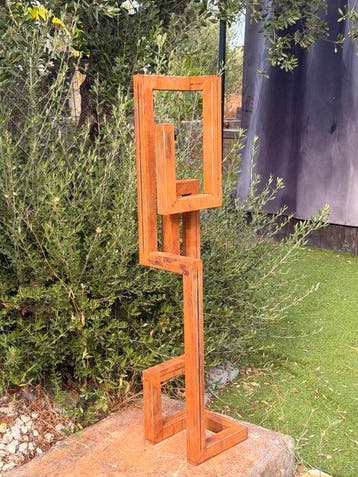 Ana Lucia B.M - Sculpture Corten - XL - No Reserve