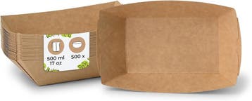Biozoyg Frietbakjes 500ml (500st) | Retour deal | 57% kor..., Verzenden, Nieuw zonder verpakking, Fornuis, Frituur en Grillen