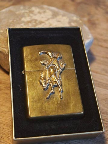 Zippo - Marlboro cowboy - brass - Aansteker - Messing, Nieuw