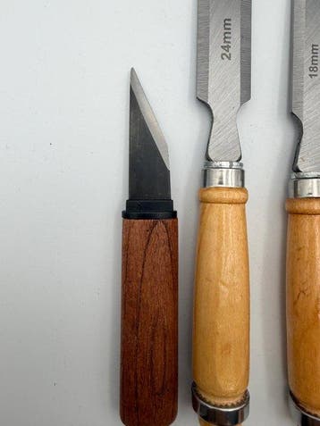Japanese Woodcarving & Woodworking Tool Lot – Kiridashi