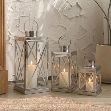 Lantaarnset 40/31/21cm | Tweede kansje | Luxe design voor..., Verzenden, Zo goed als nieuw