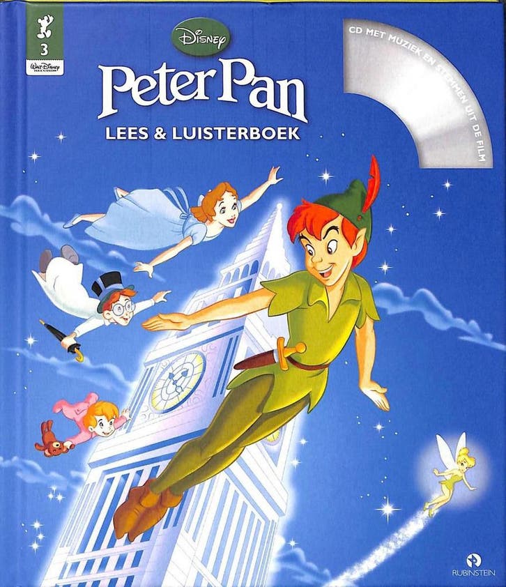 Peter Pan - lees & luisterboek - Disney 9789047615040 Disney, Boeken, Kinderboeken | Kleuters, Gelezen, Verzenden