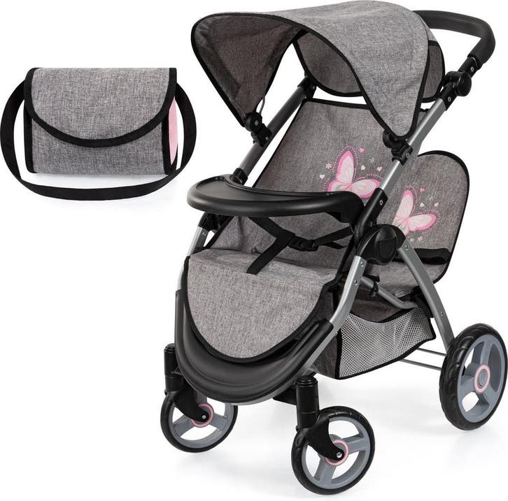 Bayer Design Tweeling poppenwagen Twin Xeo, dubbele, Enfants & Bébés, Jouets | Autre, Envoi