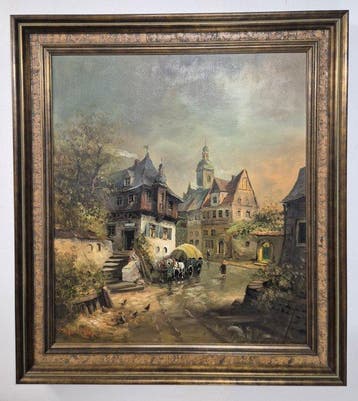 Michael W. Schneider (geb. 1933) - Kleines Dorf bei