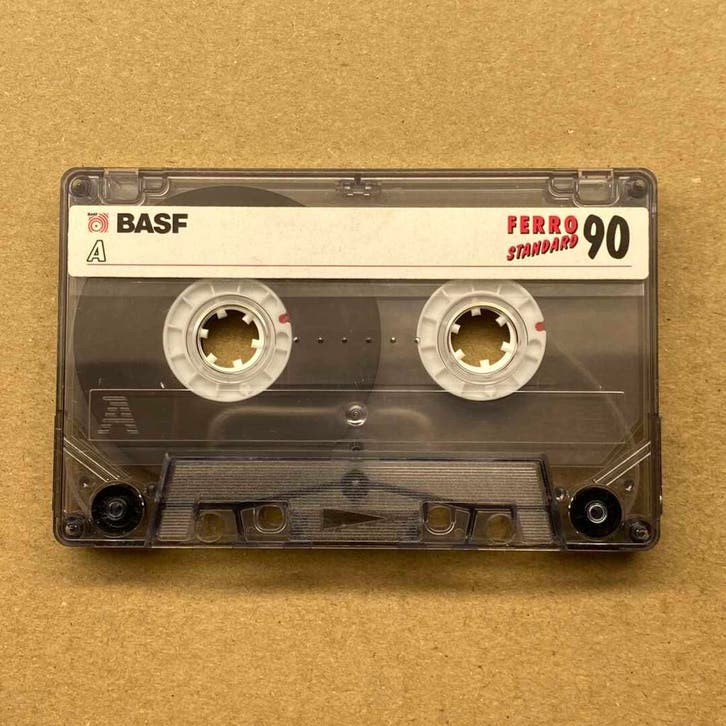 BASF Ferro Standard 90 onbespeeld gebruikt (Cassette band), Cd's en Dvd's, Cassettebandjes, Ophalen of Verzenden