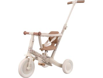 Little Dutch LD6080.OFFWHITE - 4 in 1 Driewieler - Duwstang, Verzenden, Nieuw, Little Dutch