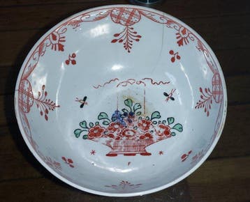 Amsterdams Bont Kersenplukkers - Porselein - China - 18e