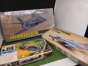 Airfix, Hasegawa / Minicraft 1/72 - Oorlogsvliegtuig (3) -, Kinderen en Baby's, Speelgoed | Overig, Nieuw