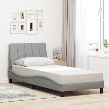 vidaXL Bedframe zonder matras Hanko 90x190 cm stof, Verzenden